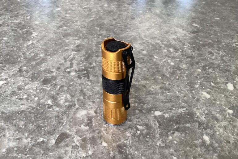 New edc flashlight. S3 shorty LHP531 with 10 amp buck driver.