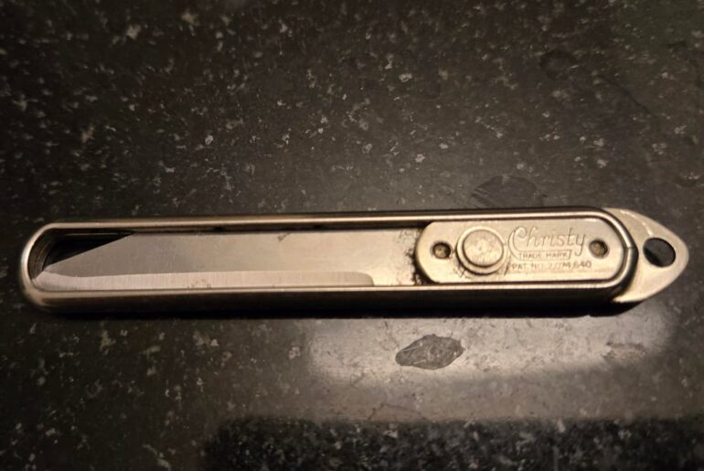 One you don't see often; the Christy knife.