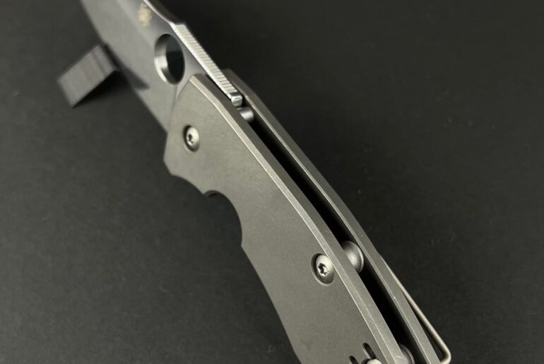 Spyderco Techno 2 baby mod, removed the green