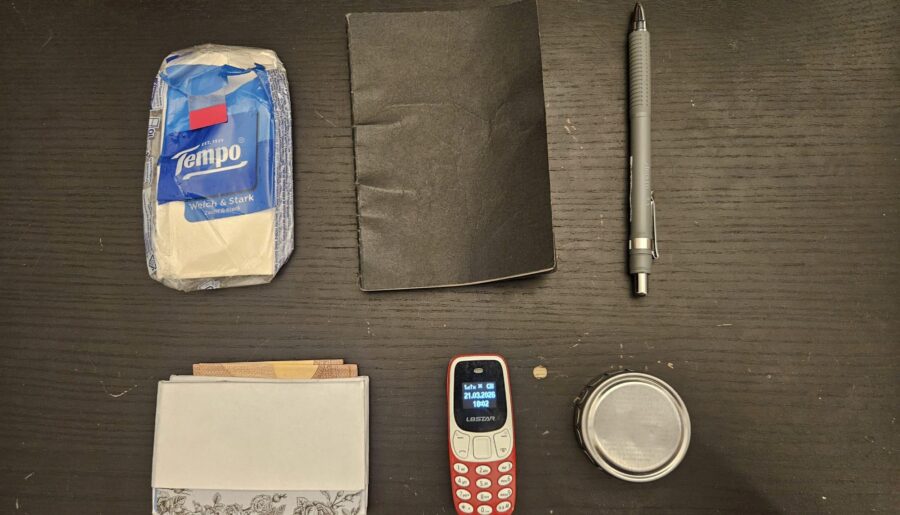 This is what it got in its nasty little pocketses.