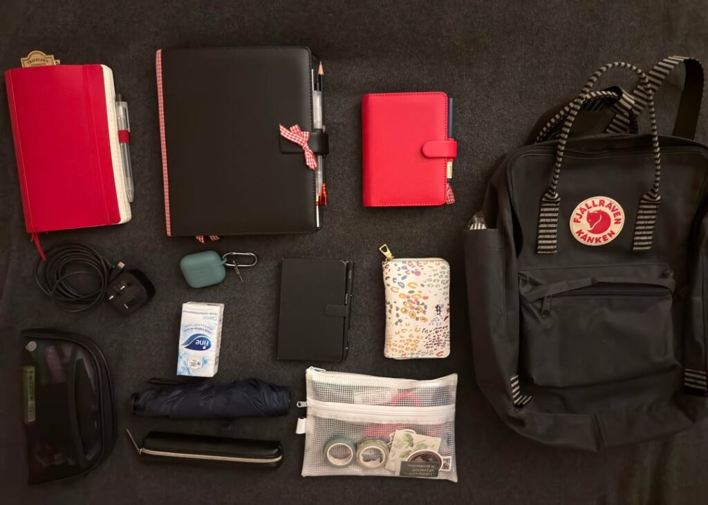 a journaling day in a cafe