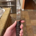 I’m pretty sure this knife was found in the woods. Is it worth anything to restore?