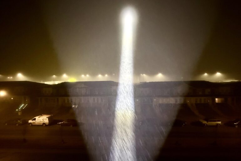 3X21D on a foggy, misty morning