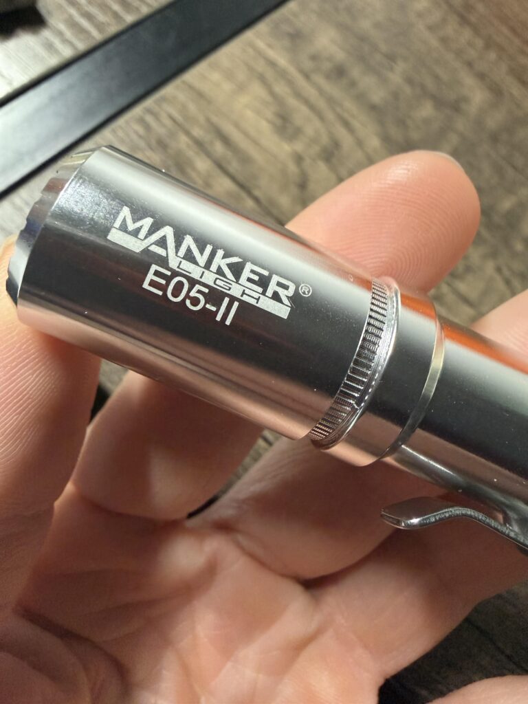 Manker light misprint