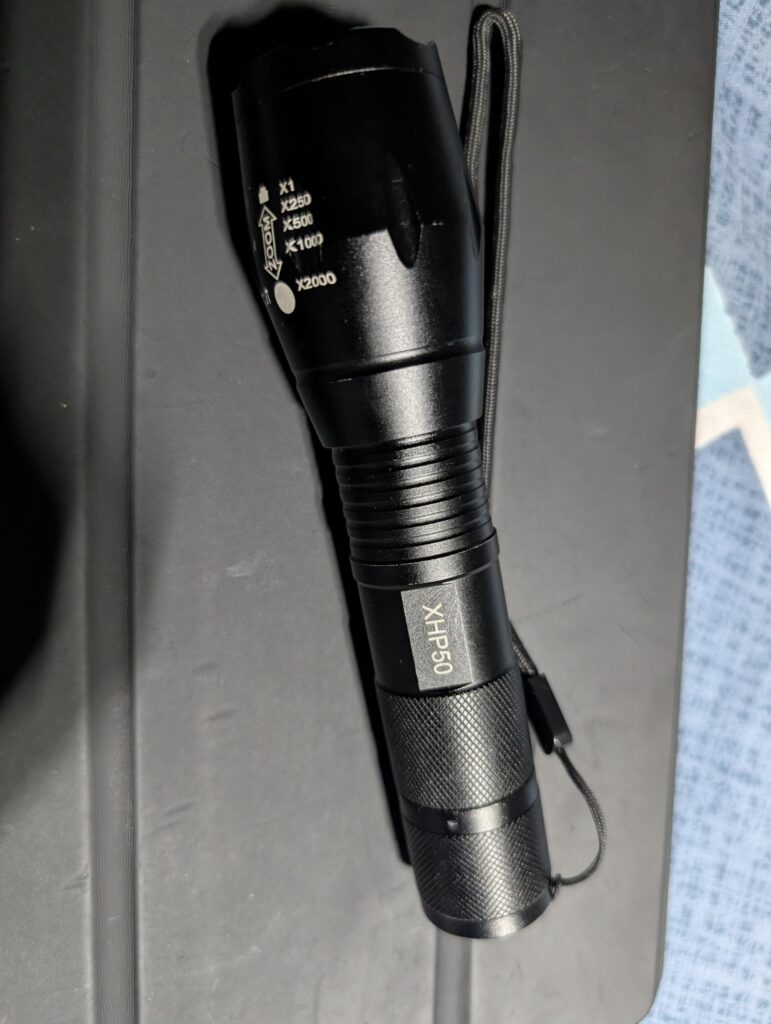 Budget flashlight experience