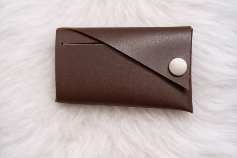 OP Handmade Leather Wallet - Minimalist Bifold: looking for Feedback [OC]