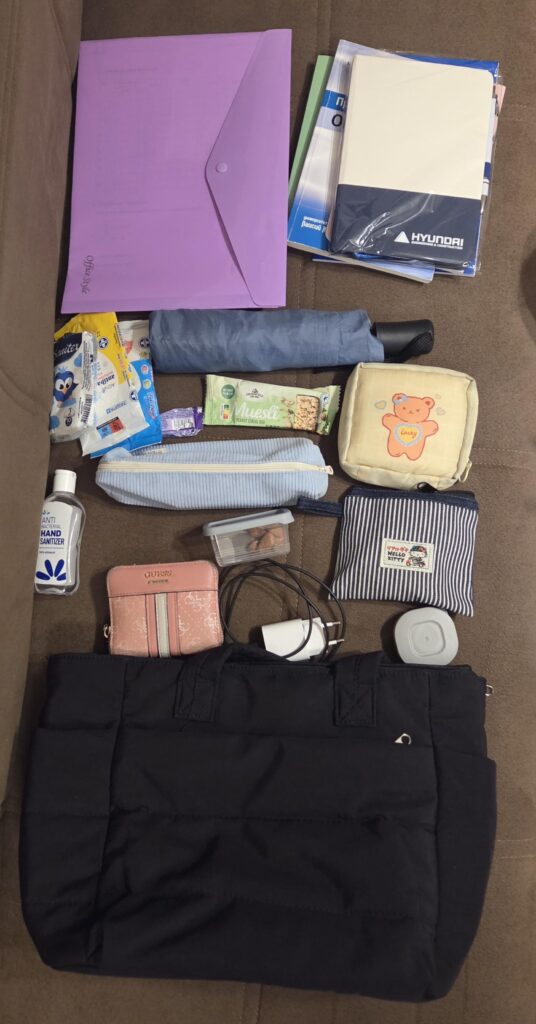 My uni bag! What does it say about me?