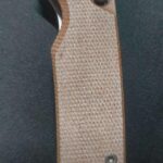 brown micarta turning white.