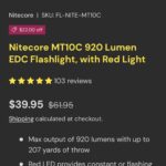 Any recommendations that match or better this flashlight?