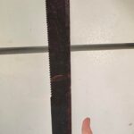Bought an old machete at an estate sale. Best way to remove the rust and tighten a rivet?