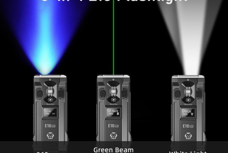 RovyVon E10 LU 3-In-1 Flashlight