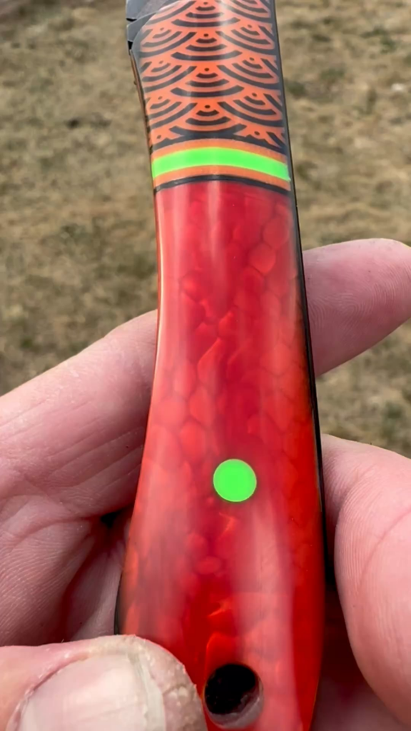 Glow coppermai fixed blade