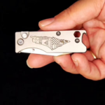 Minimal Titanium EDC Tool – Knife + Bottle Opener
