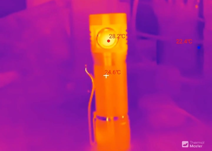 D4K turbo (lume X1) under a thermal camera