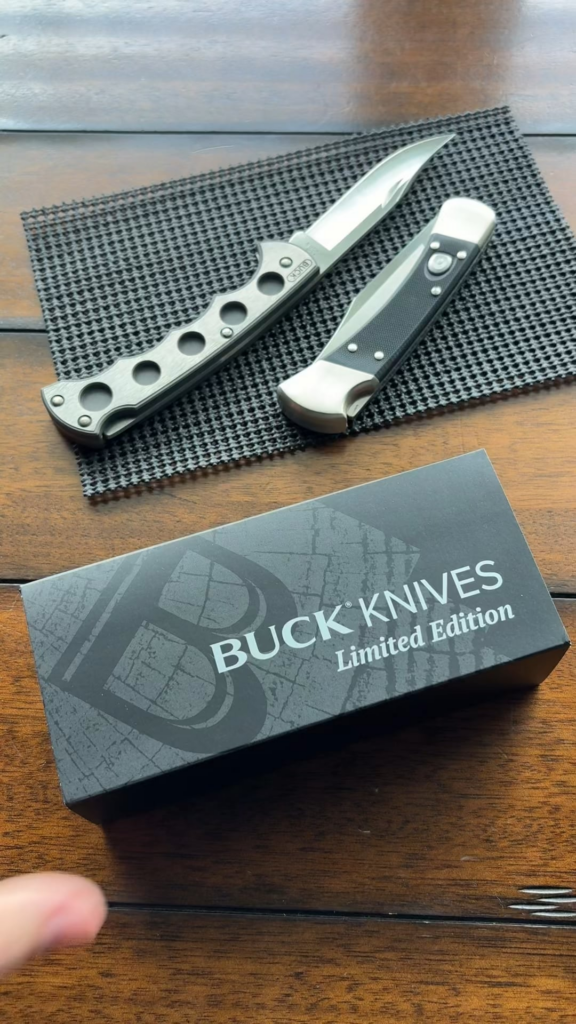 New Knife Day Buck 110 Slim Pro TRX 1 of 50