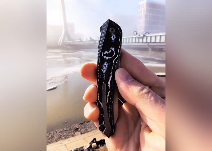 Cheburkov Cobra Vanadis 8 CF custom knife