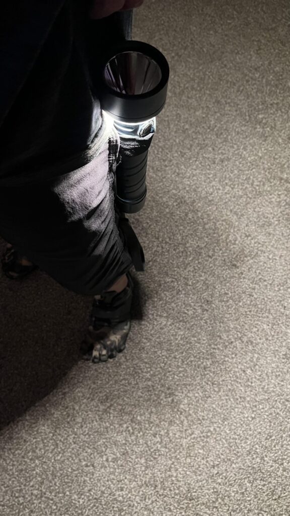 So that’s what the loop on my cargo pants is for