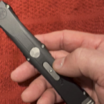 NKD Microtech Nemesis IV OTF Automatic Knife (Stonewash SER) 152-11