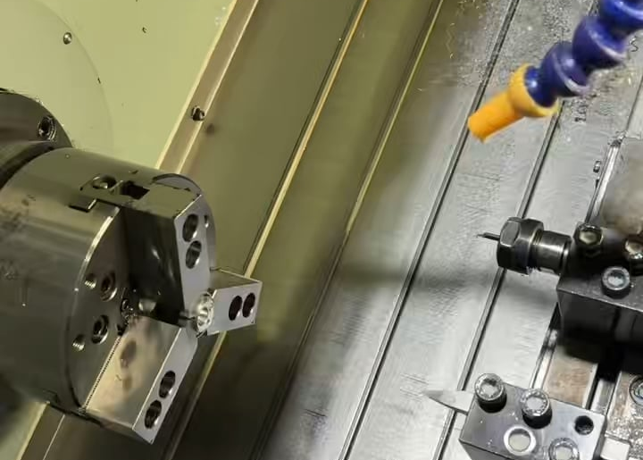 Machining custom multi-emitter optics in the lab today. Getting the tolerances dialed in.