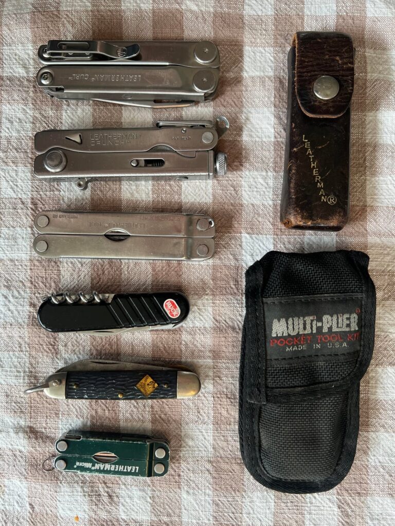 Most of my multitools I’ve accumulated over the last 20 years or so.