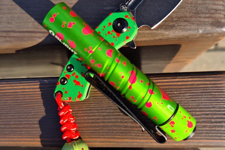 "Zombie Splatter" Mini EDC Setup