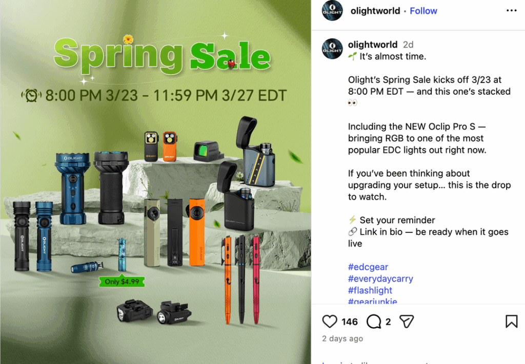 Olight Spring Sale