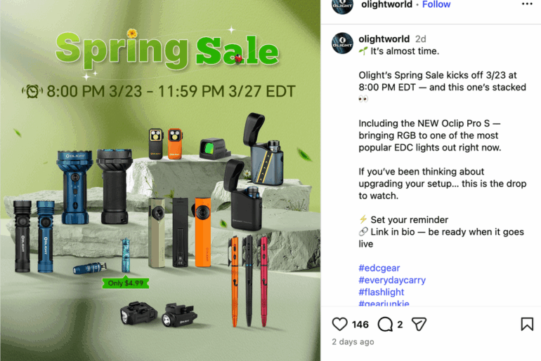 Olight Spring Sale