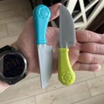 My 10 month old son first knives