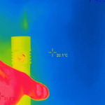 Lumintop w3 under thermal camera