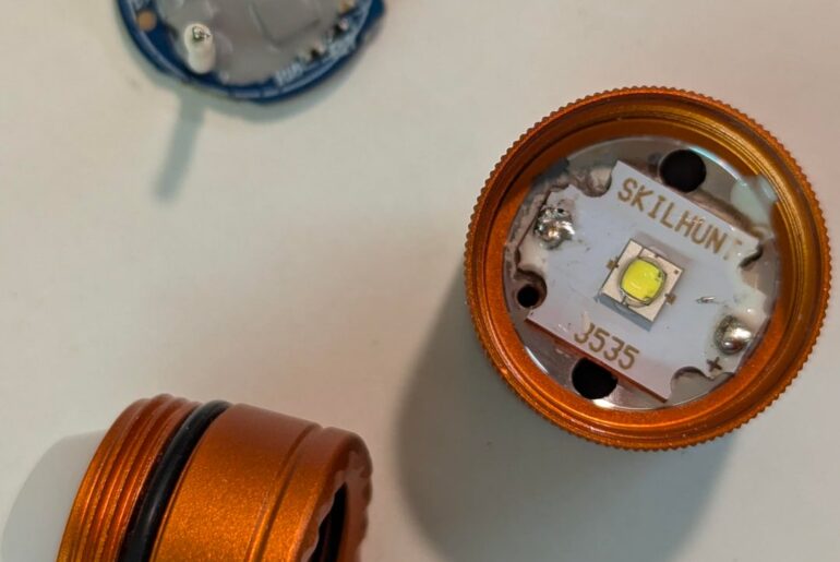 Lazy mod: Skilhunt E2A, 519A 5000K, 5.0A driver