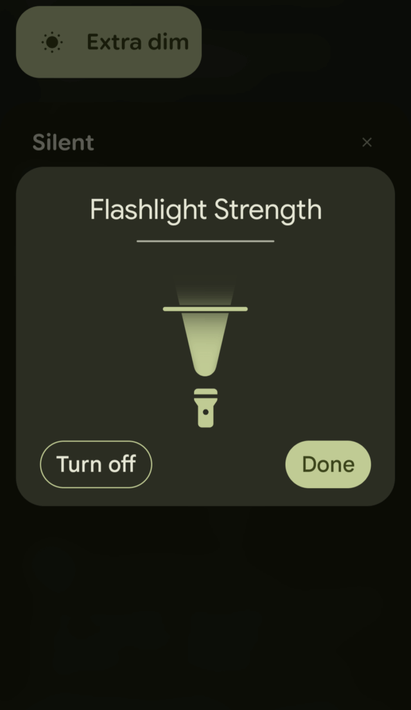 New feature on the android flashlight app is pretty cool