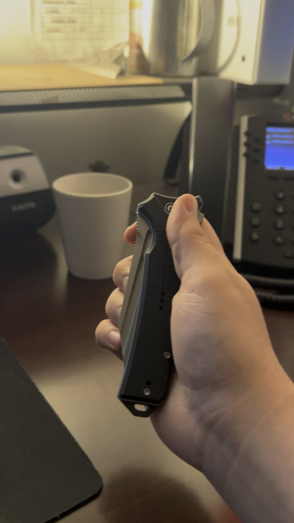 What’s your preferred deployment method? I love any knife that can pull off a clean reverse flick