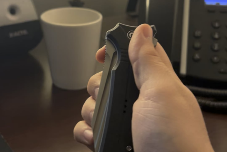 What’s your preferred deployment method? I love any knife that can pull off a clean reverse flick