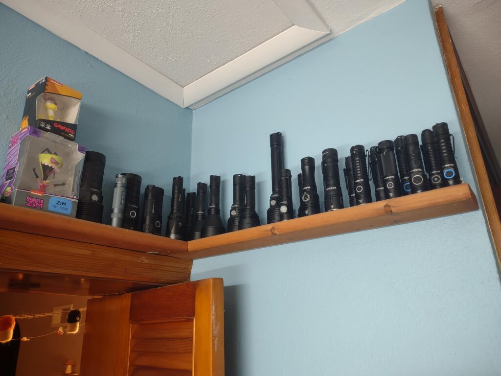 Why do some people only collect black flashlights?