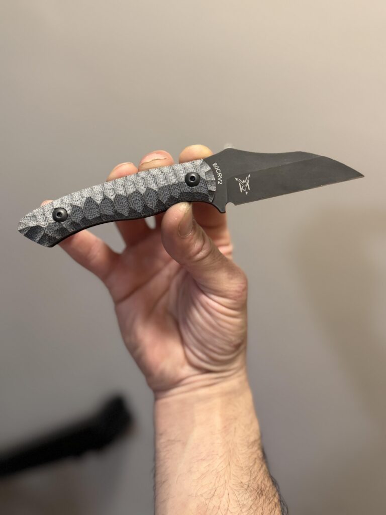 Wachtman knife and tool - Cliff/stone textured micarta