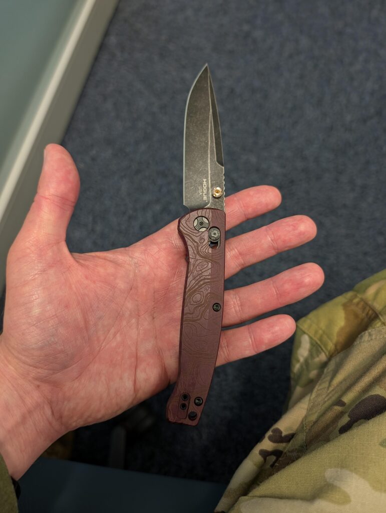 Carrying the Hogue Mysto today