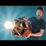 DIY Perks built a 120'000 lumen water-cooled LED: 1.5 kW, 25 kg, and the LED alone costs $1'300!