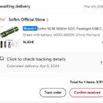 Got my first decent flashlight: Sofirn SC18 for €5.90