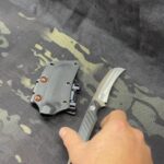 Recently finished Lineman Cavazos knife, hollow ground Magnacut with carbon fiber scales