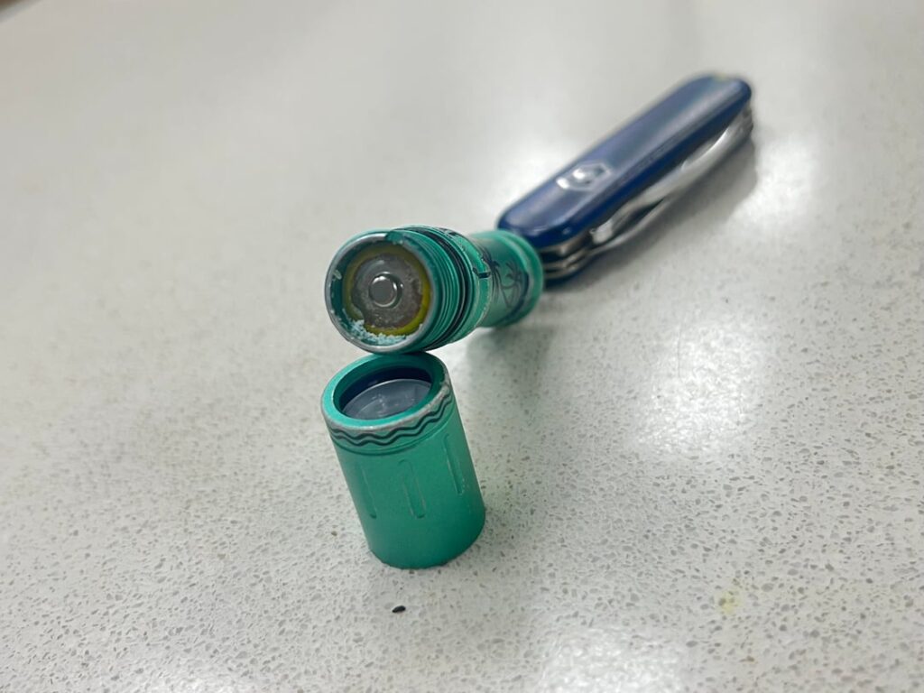 My Olight i3e eos ate its battery.