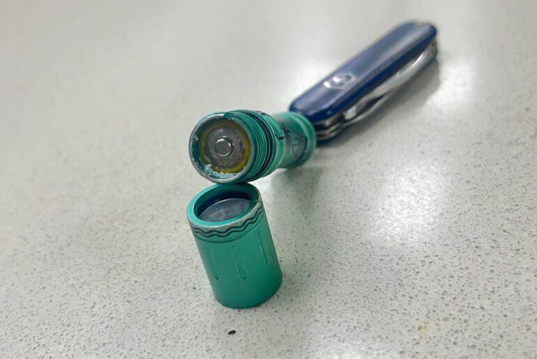 My Olight i3e eos ate its battery.