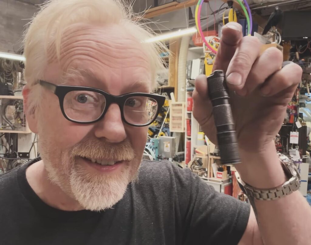 What light fits Adam Savage’s request?