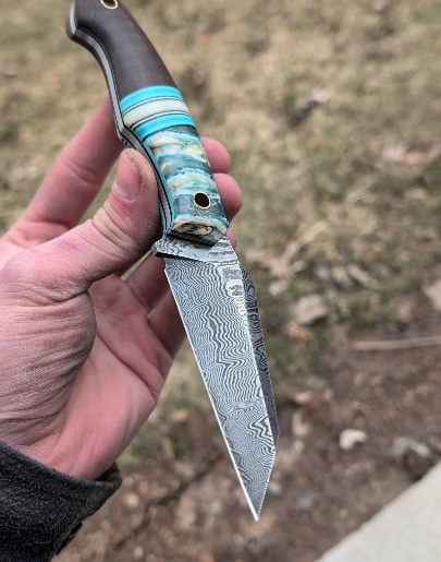 Damascus, Mammoth & Walnut... What're your thoughts??