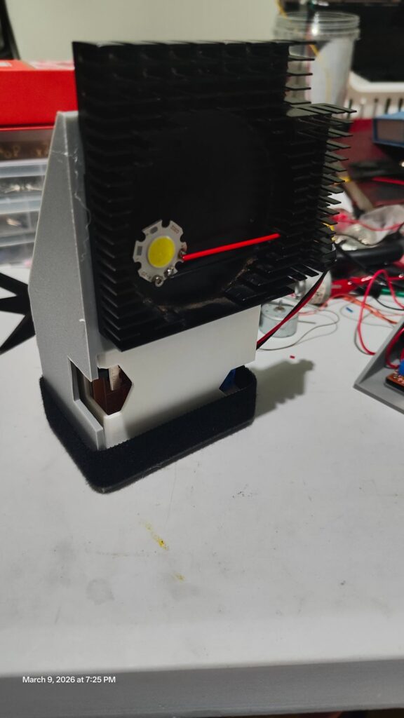Made a really jank emergency flashlight