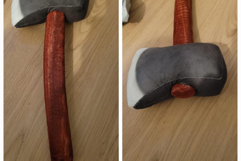 Haters will say its fake 😂 Seriously is this plush Ax a stupid gift for a Axe lover? He loves plushies too