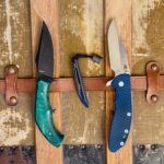 Three is one… @direpacific Reaver @phoenixtoolworks Deadbolt @hinderer_knives Bowie #threesome #direpacificblades #phoenixtoolworks #hindererknives