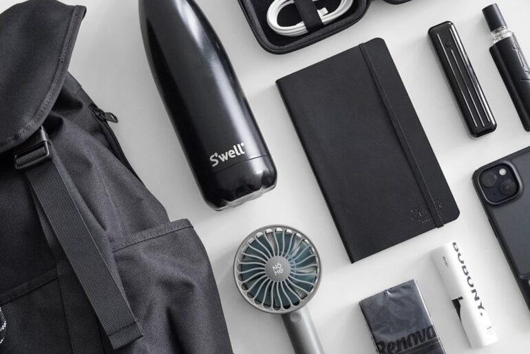 Anyone else into all-black gear? Here’s what’s in my backpack.