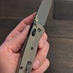 New Bugout w/Micarta & Brass