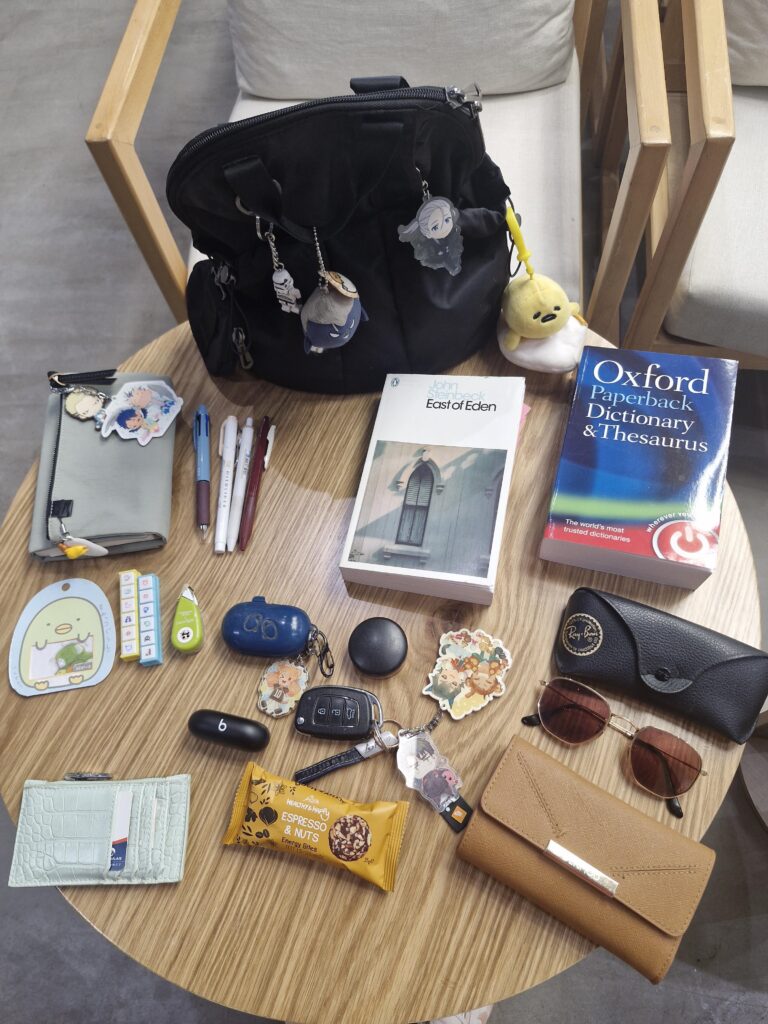 Bag I use when I go to a café to read ☺️