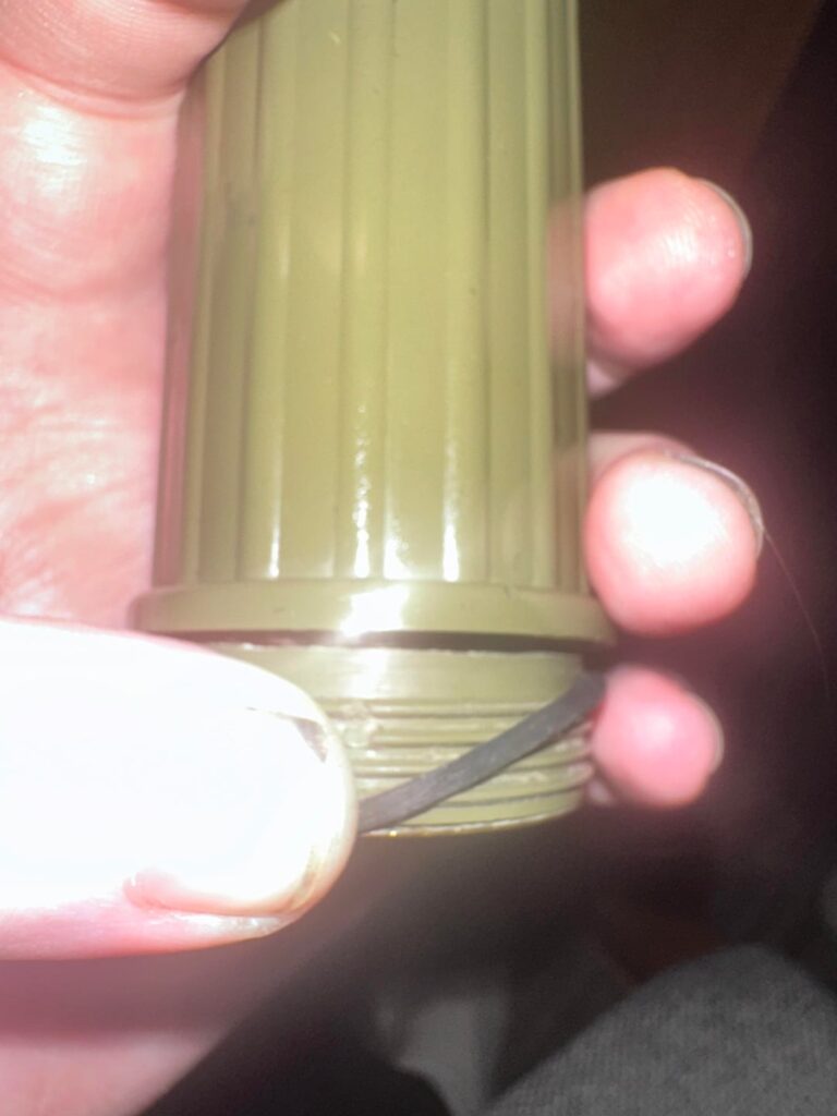The threads on my Vietnam era us flashlight are slowly snapping off the main body. How do I fix this?